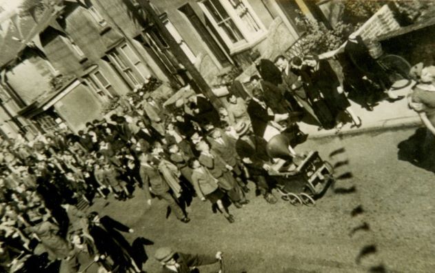 VJ day parade in Wick