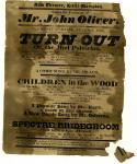 A Theatre Poster for a production called Turn Out