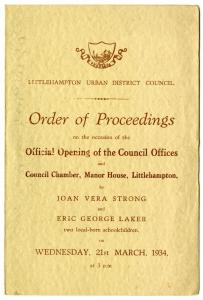 Manor House opening programme