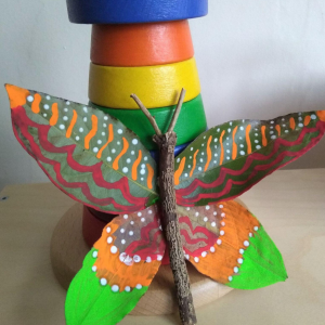 image of a home made butterfly