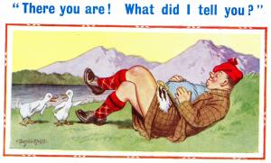 McGill postcard Scottish