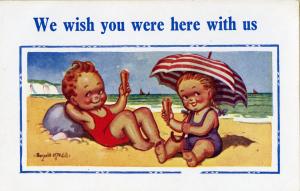 McGill postcard Children